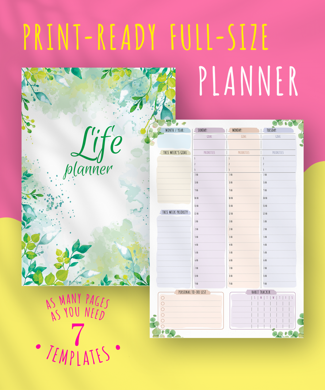 Floral - Life Planner