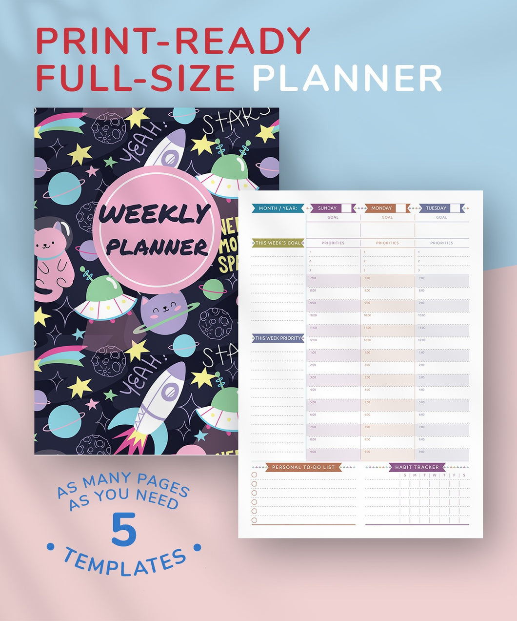 Casual - Weekly Planner