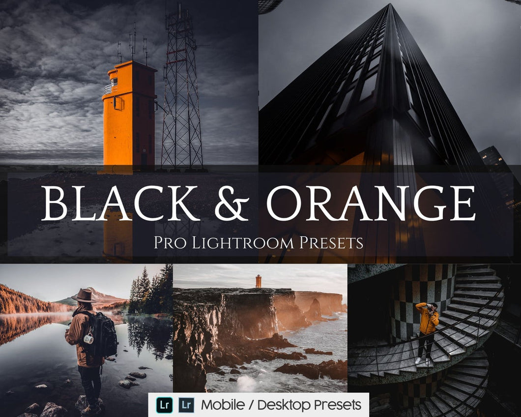 Black and Orange Presets