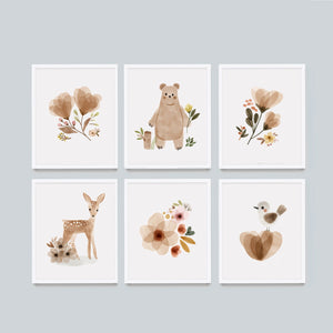 Bear and Friends Printable Set