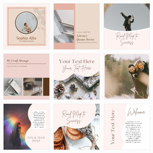 Pink Dreamy Canva Templates