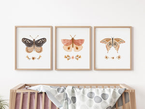 Boho Butterflies Printable Set