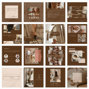 Coffee Pink Canva Templates