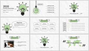 Hand Draw Report PowerPoint Template