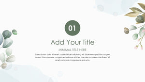 Floral Magazine PowerPoint Template