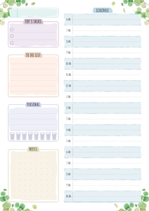 Floral - Daily Planner